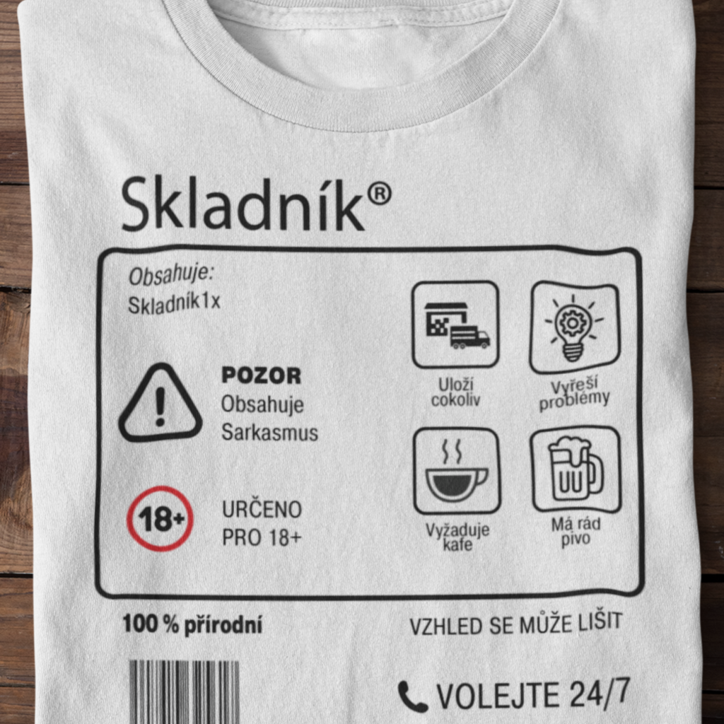 Pánské tričko Limitovaná edice - skladník