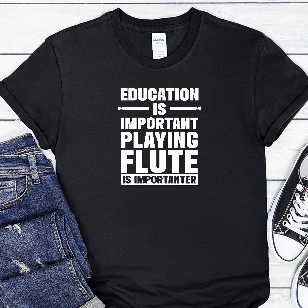 Dámské / Pánské tričko - Education Is Important