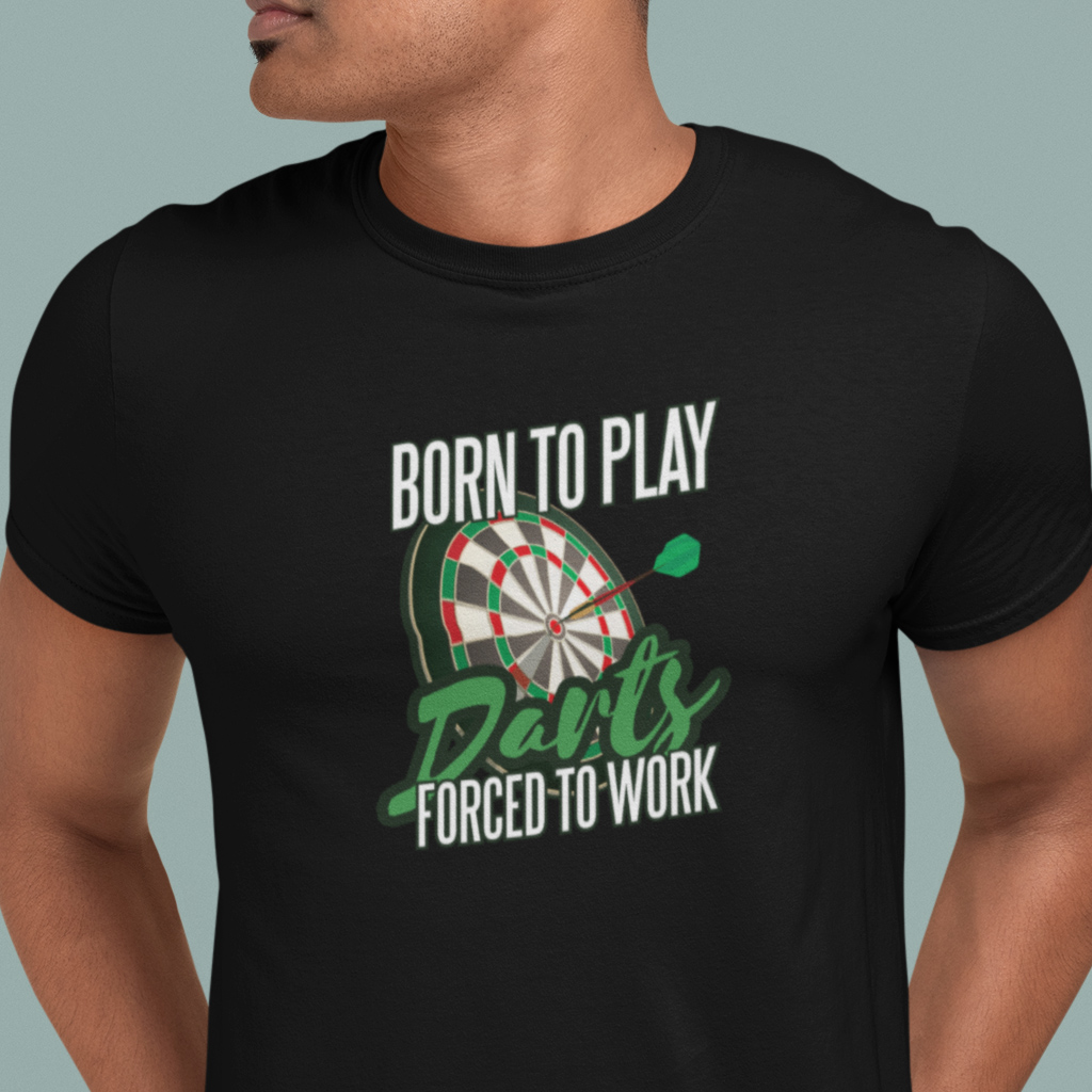 Pánské / Dámské tričko Born to play darts