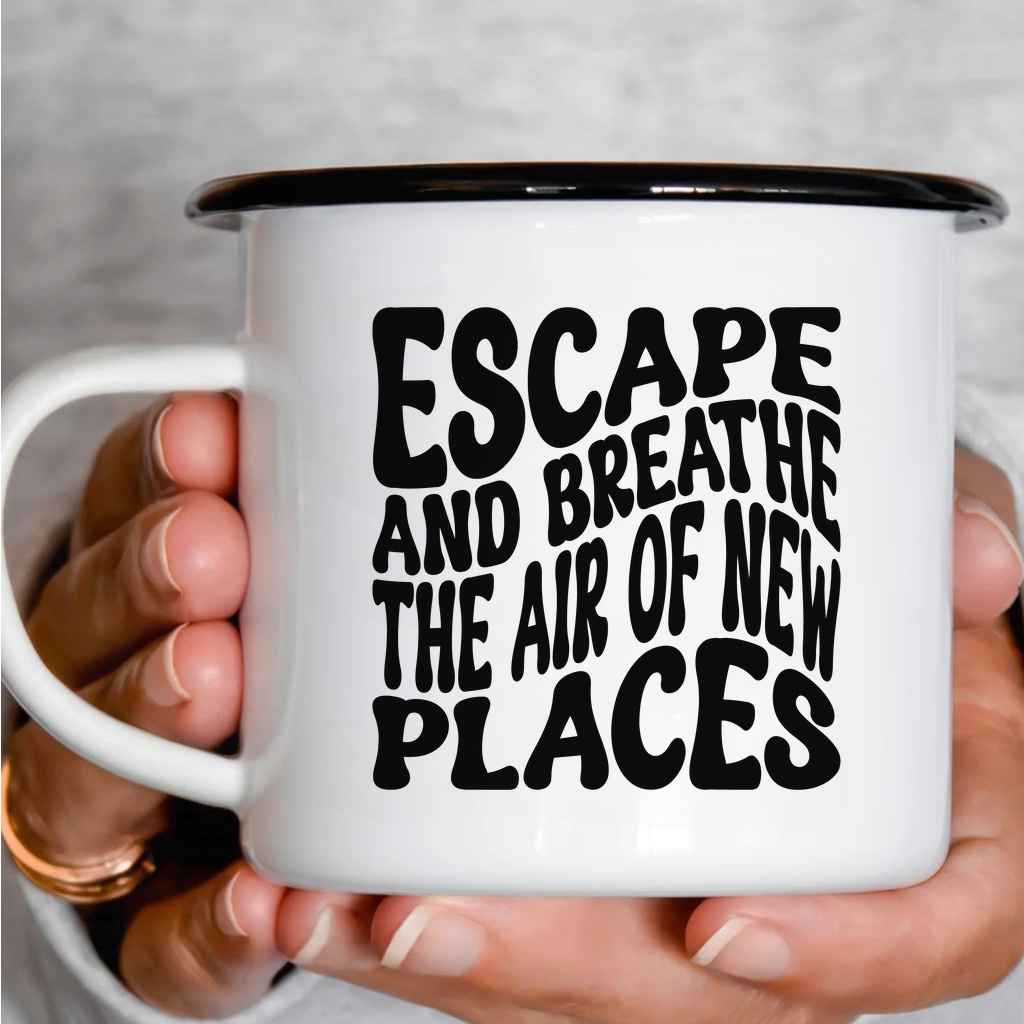 Smaltový plecháček - Escape and Breathe