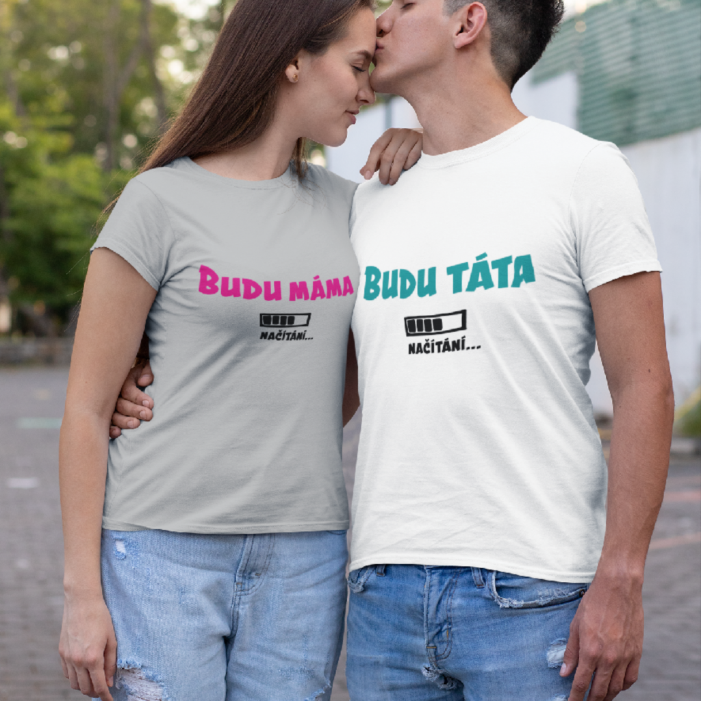 Pánské párové tričko Budu táta