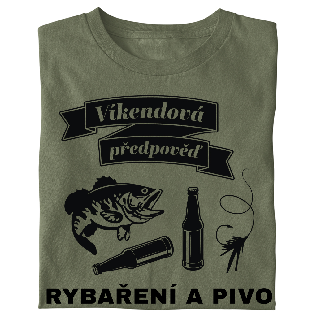 Pánské tričko - Víkendová předpověď