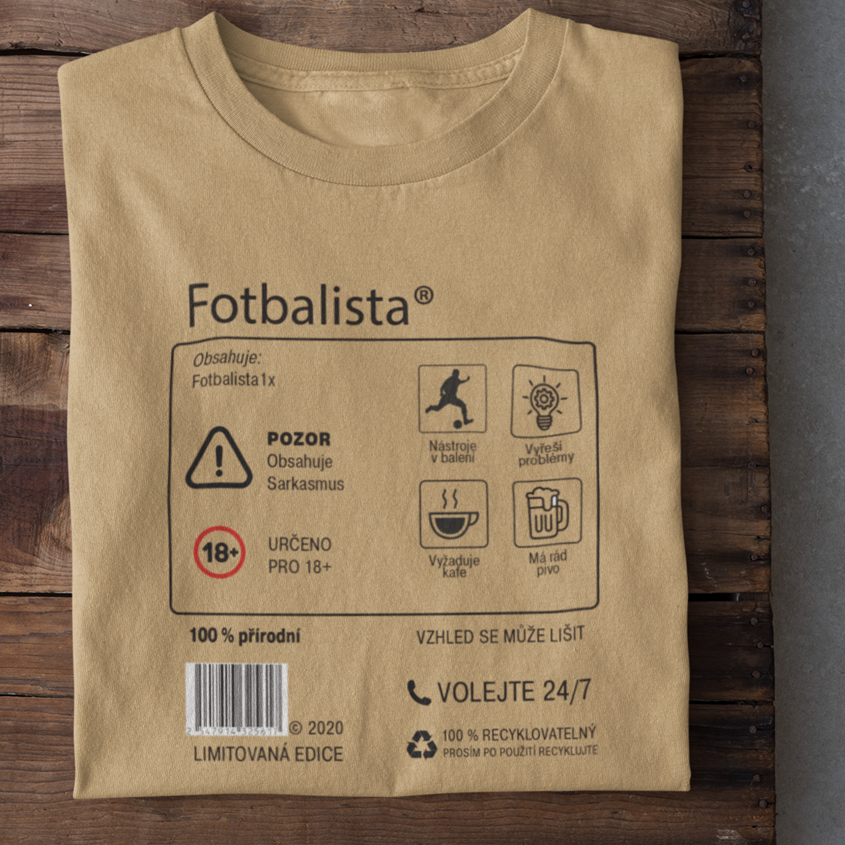 Pánské tričko Limitovaná edice - Fotbalista