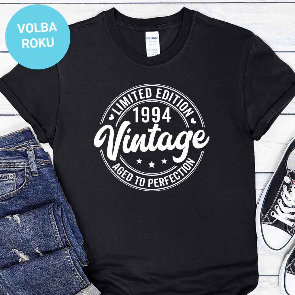 Dámské / Pánské tričko - Vintage ročník na přání