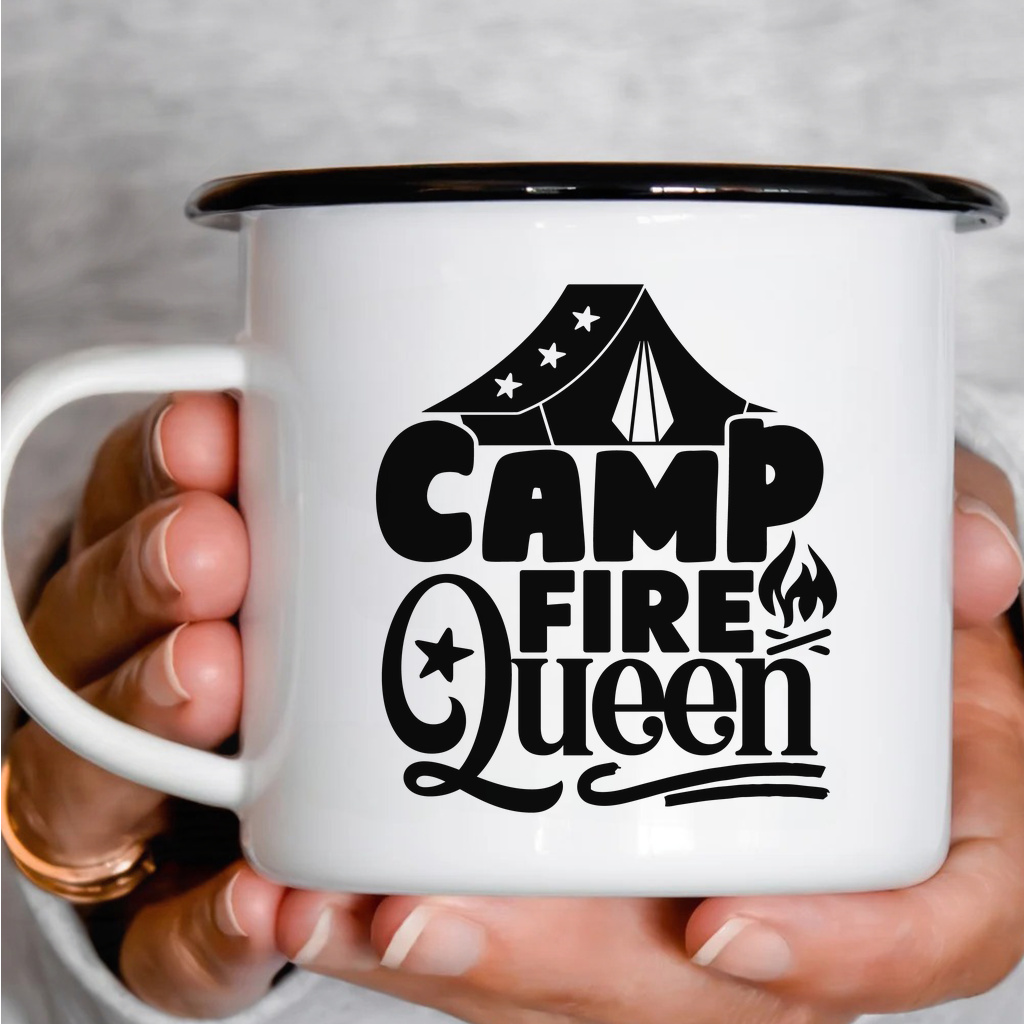 Smaltový plecháček - Camp Fire Queen