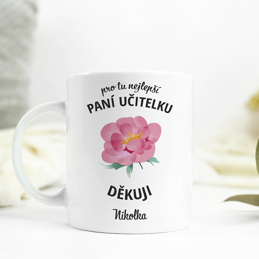 Hrneček Pro tu nejlepší učitelku (vlastní jméno)