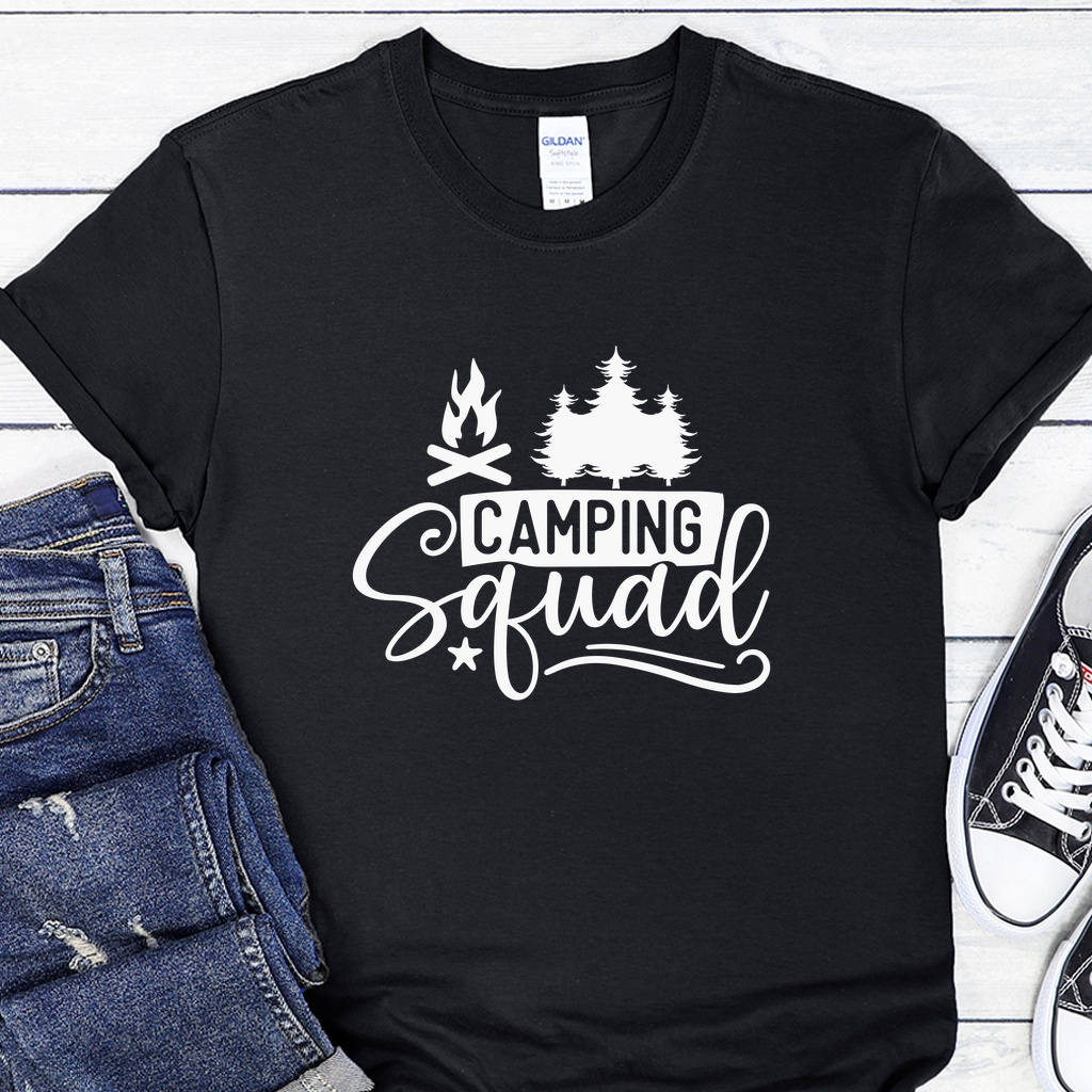 Dámské / Pánské tričko - Camping Squad