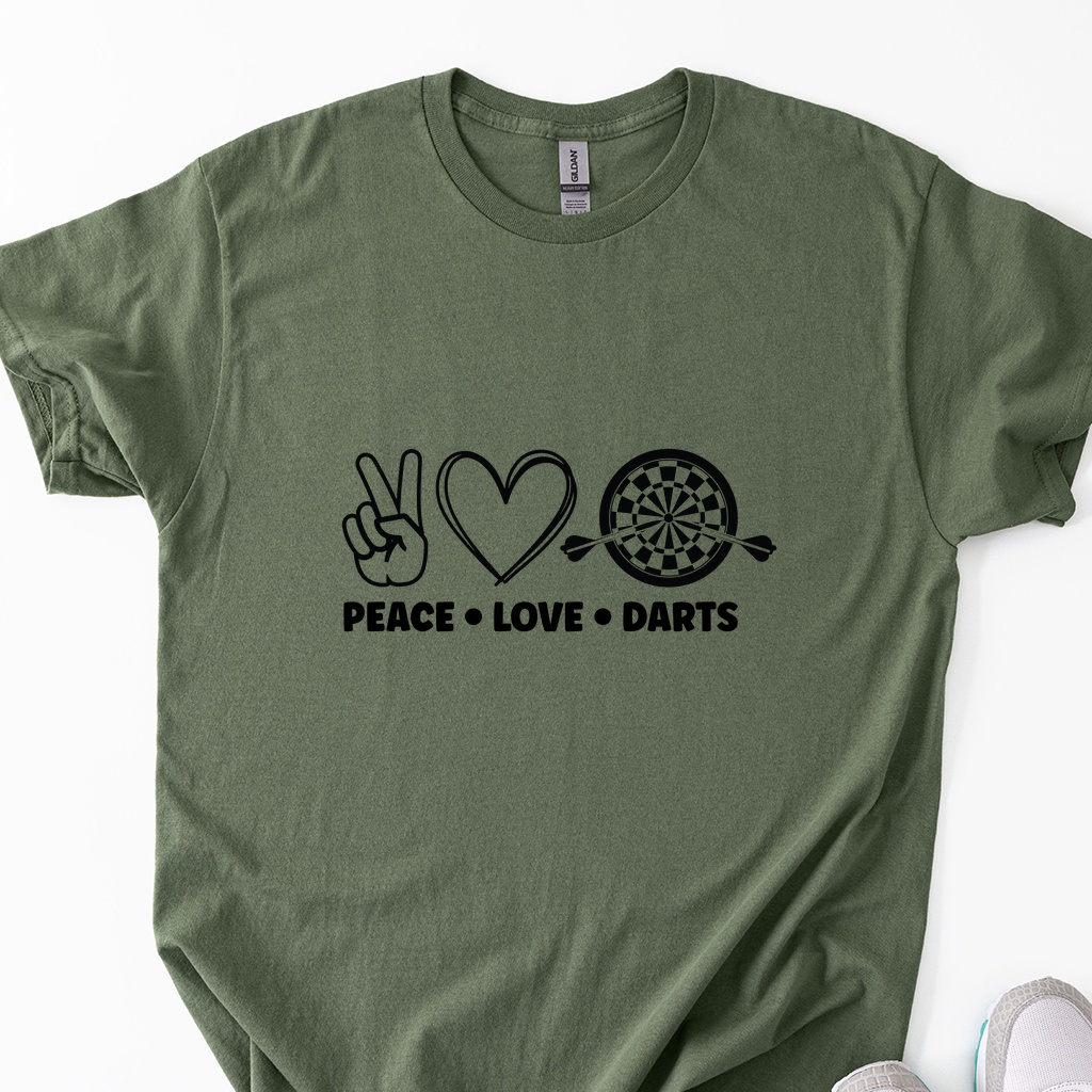 Tričko pro šipkaře - Peace Love Darts