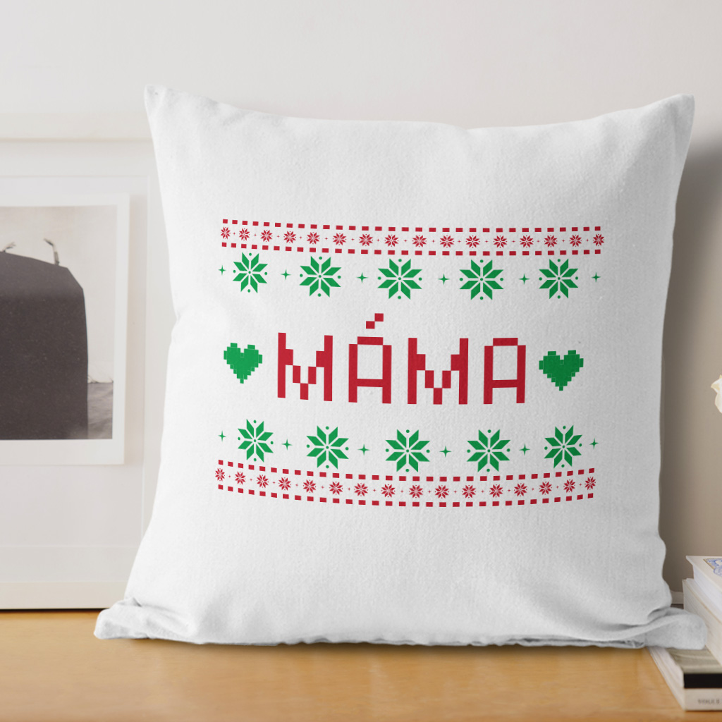 Polštářek Máma (pixely)