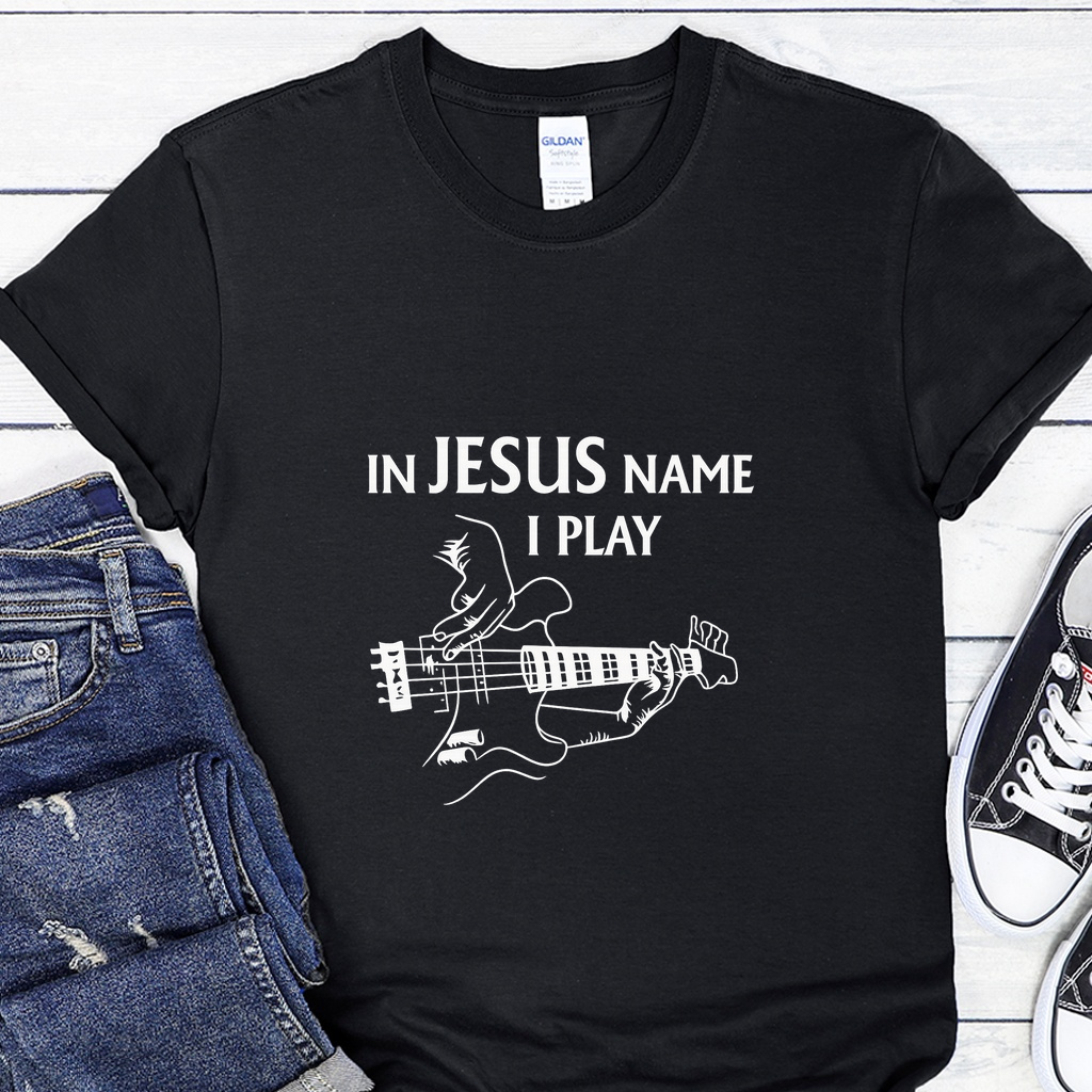Pánské tričko - In Jesus Name I Play