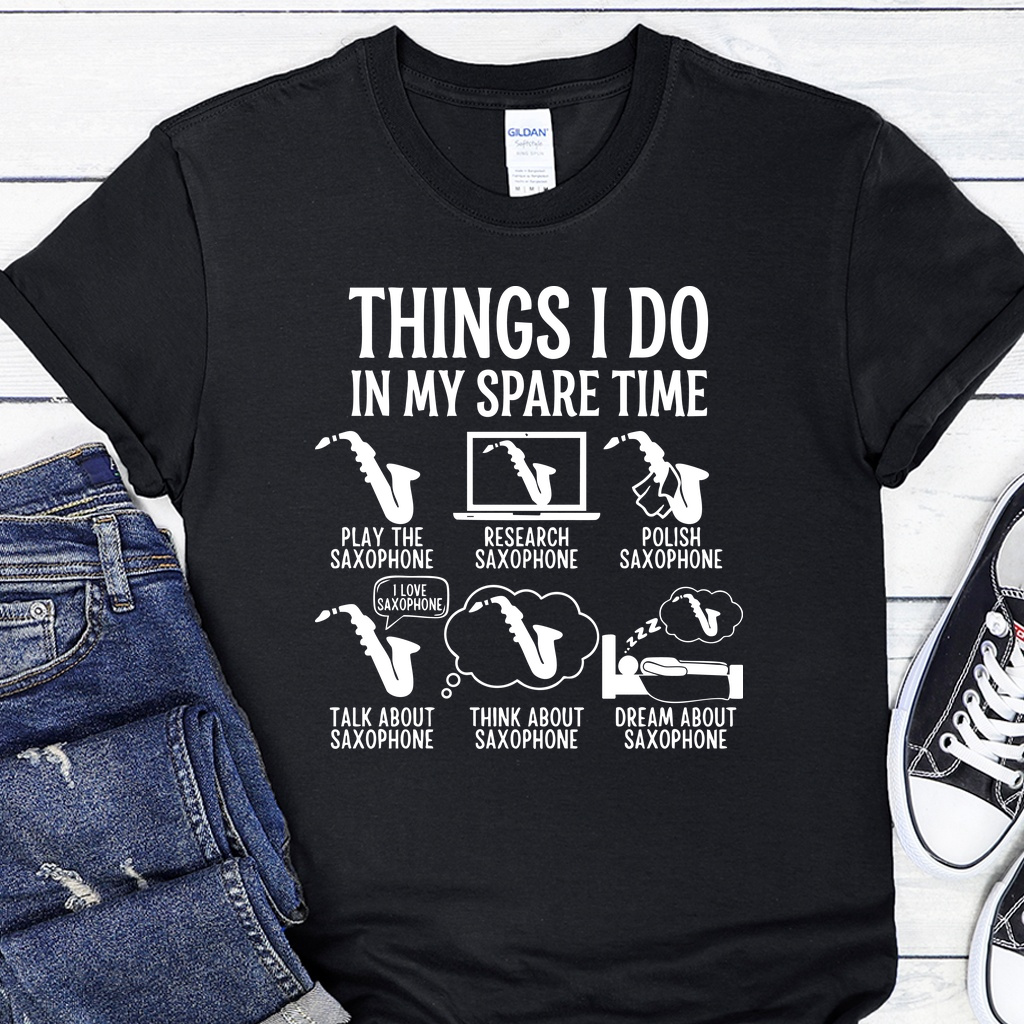 Tričko pro saxofonistu - Things I Do