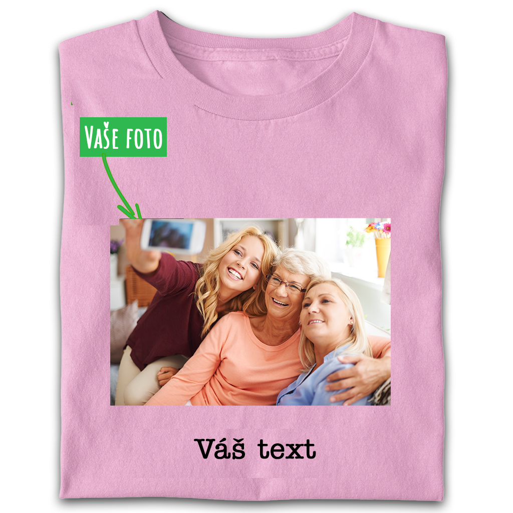 Dámské tričko vodácké - Vlastní fotografie a text