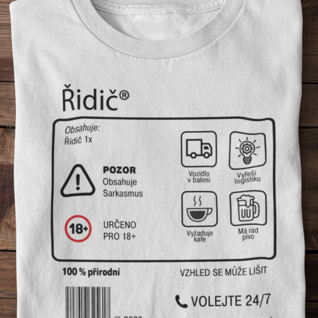 Pánské tričko Limitovaná edice - řidič