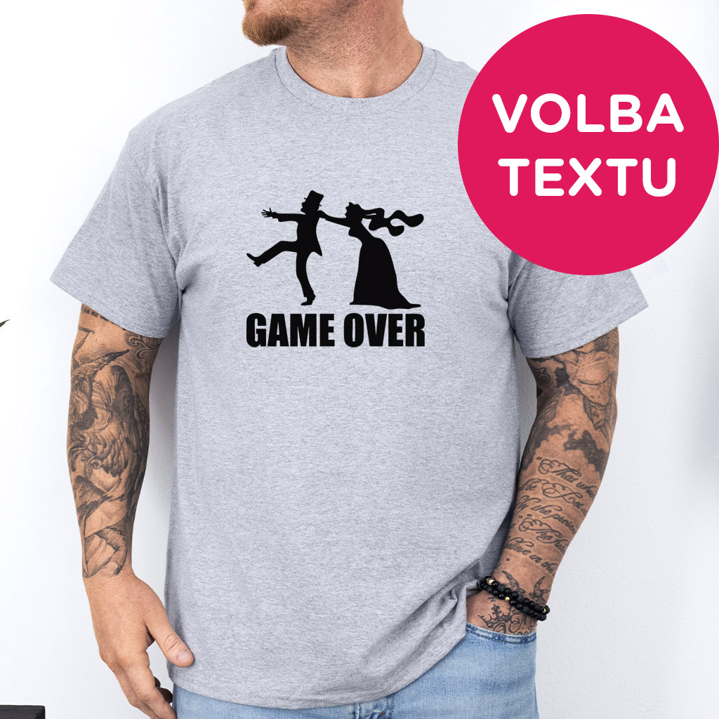 Pánské tričko rozlučka se svobodou - Busted! (text na přání)