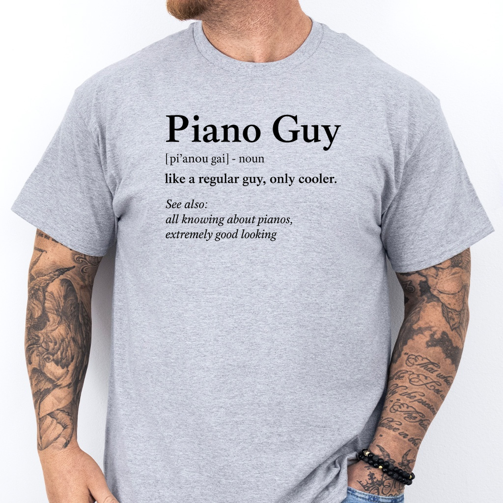 Pánské tričko - Piano Guy