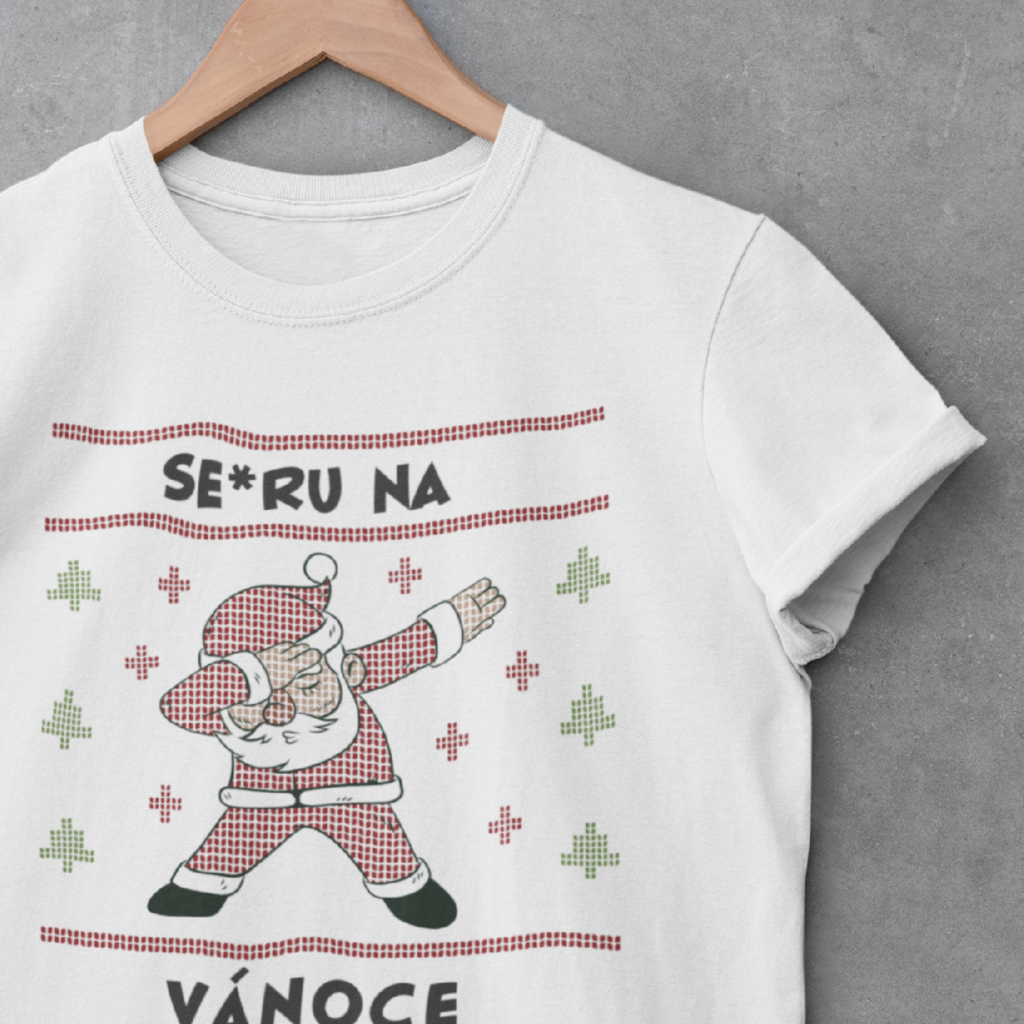 Pánské/Dámské tričko Se*ru na Vánoce