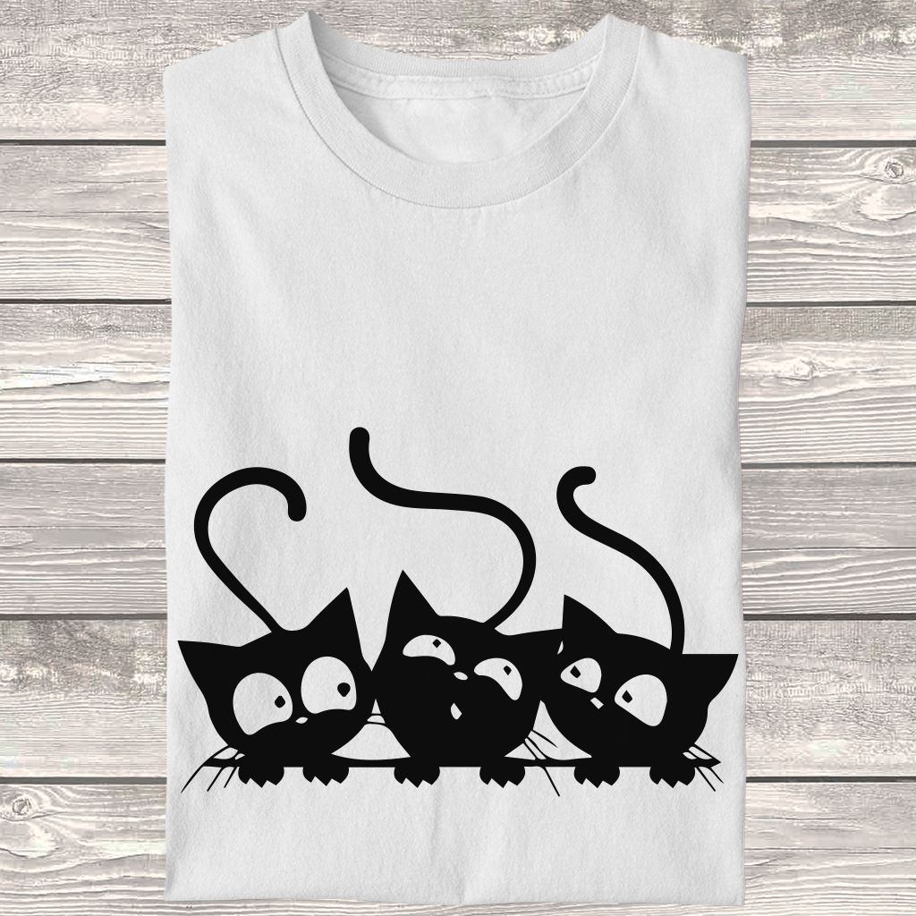 Dámské / pánské tričko - 3 cats