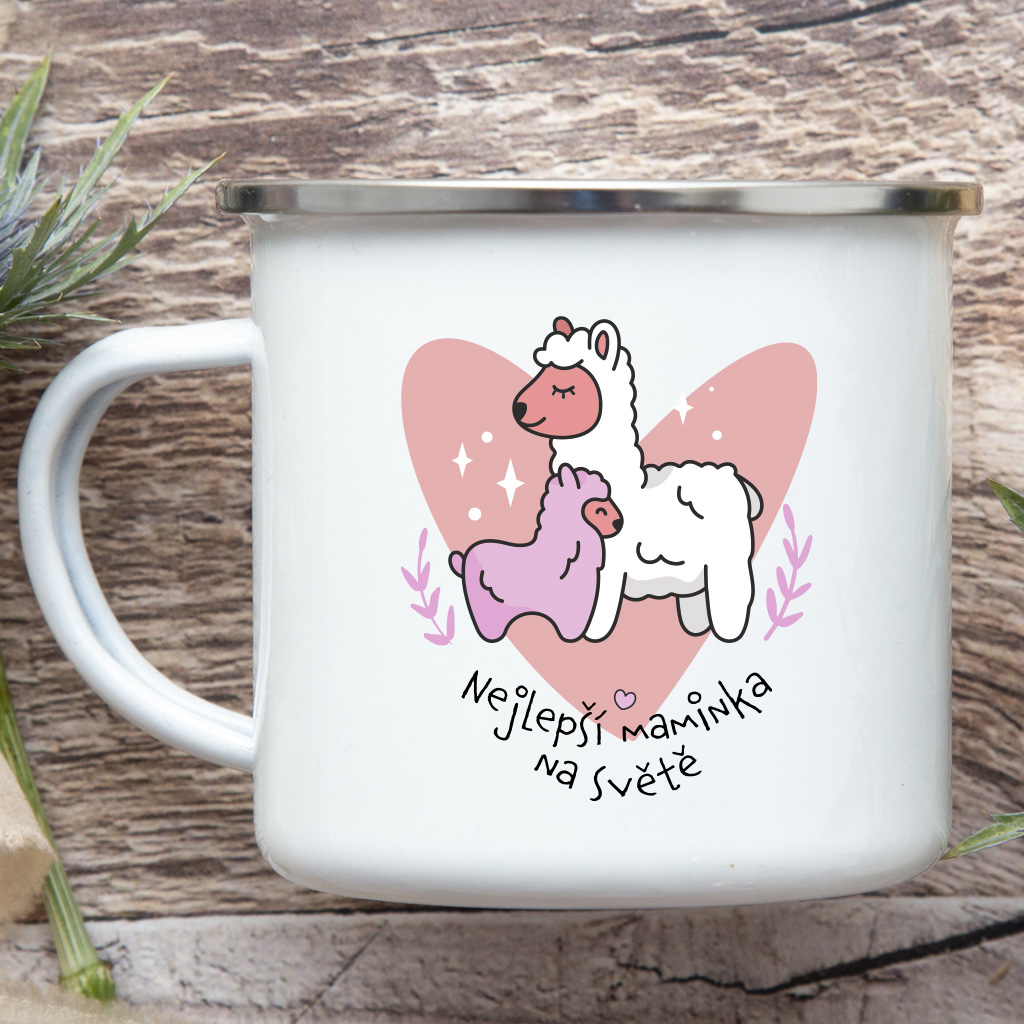 Plecháček pro maminku - Nejlepší maminka na světě lamas
