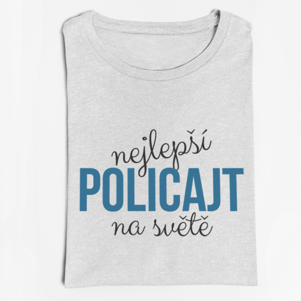 Pánské tričko nejlepší policajt na světě