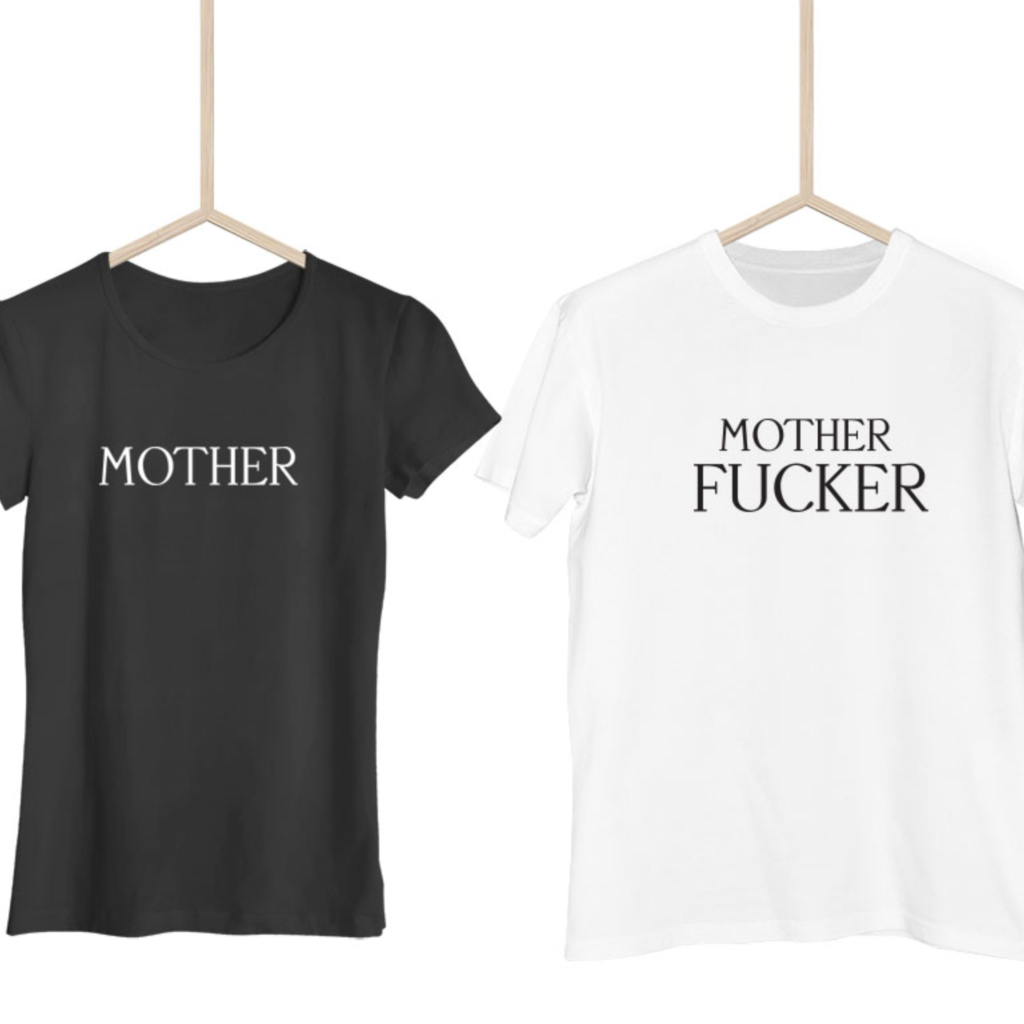 Párová trička Mother & Motherfucker (cena za obě trička)