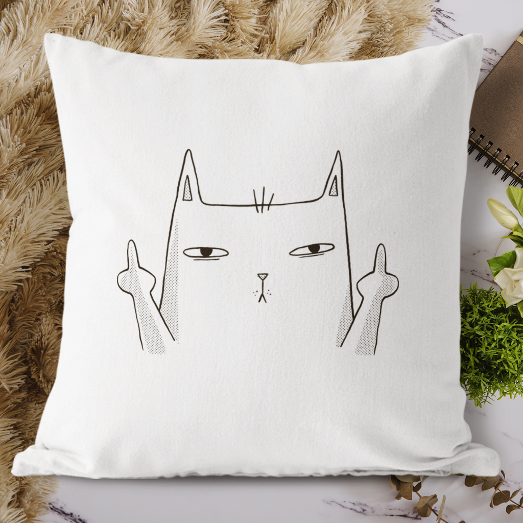Polštářek F*ck cat