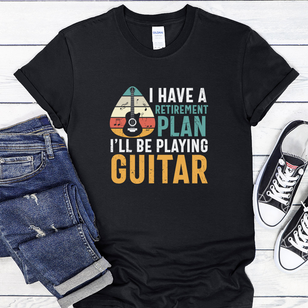 Pánské/dámské tričko Guitar plan