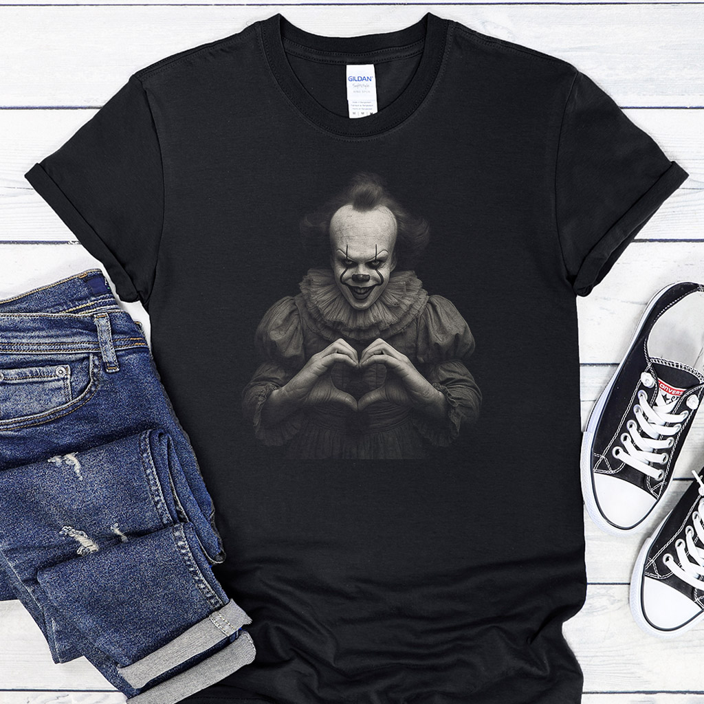 Dámské / Pánské tričko - Pennywise IT „Creepy Love“