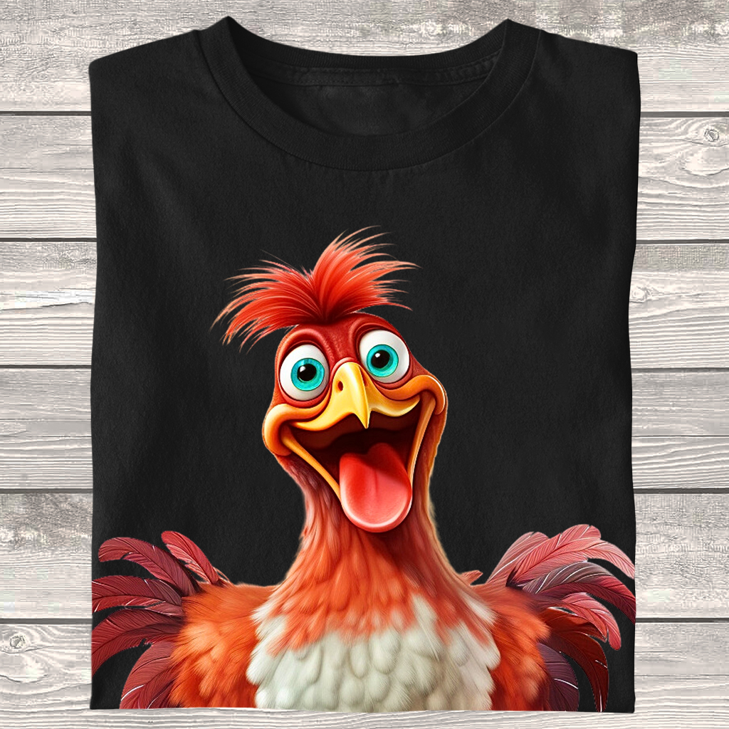 Dámské / pánské tričko - Crazy chicken