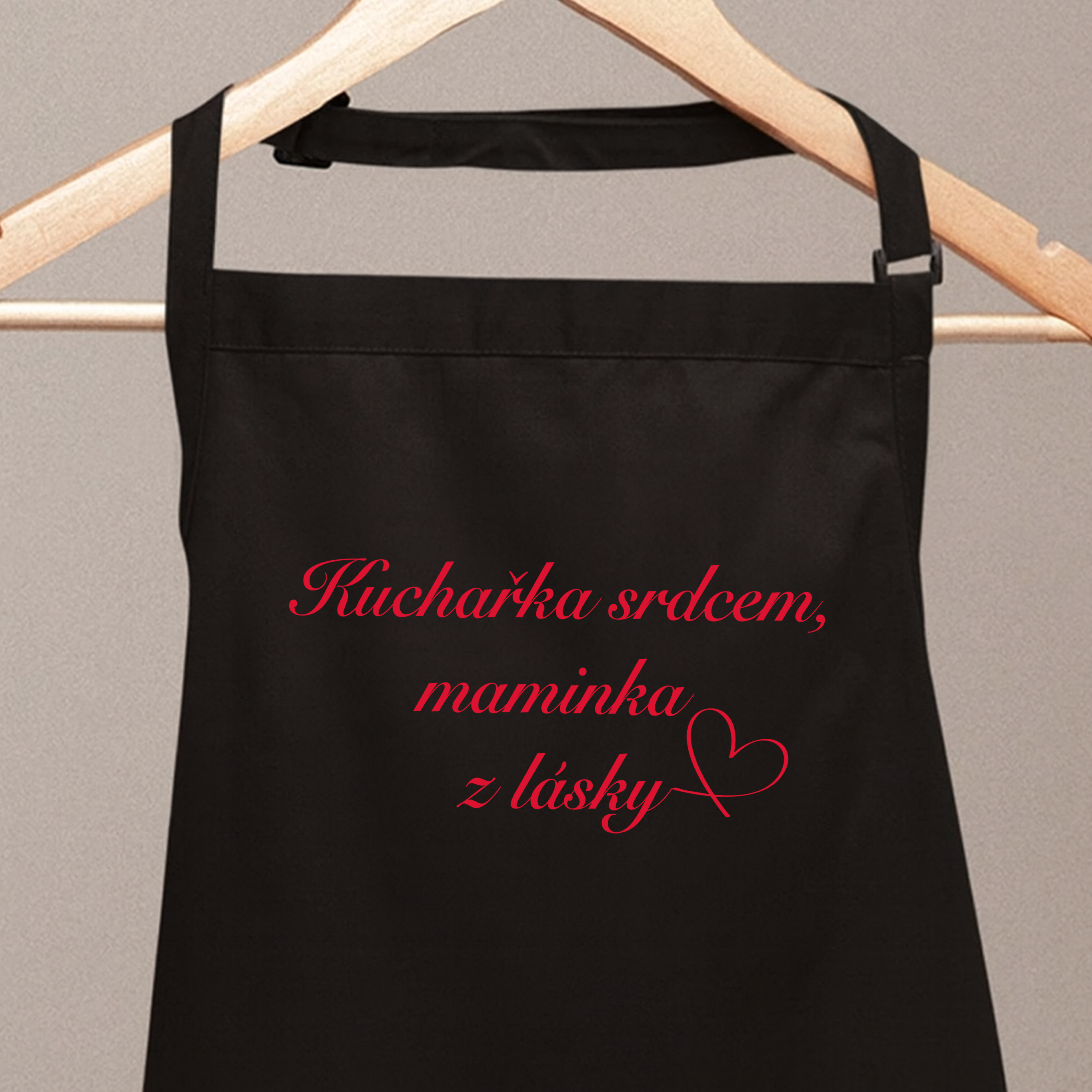 Kuchařská zástěra - Kuchařka srdcem, maminka z lásky