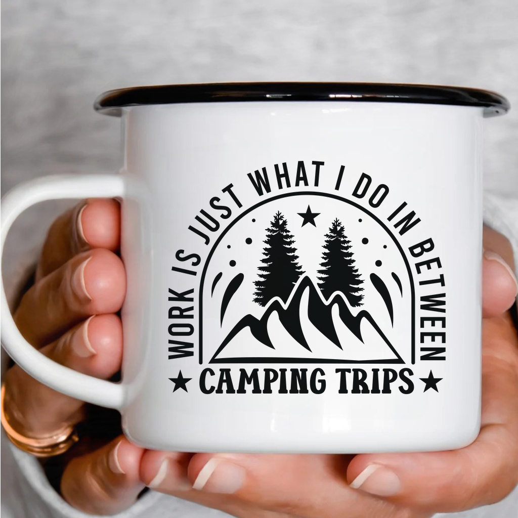 Smaltový plecháček - Camping Trips Lover
