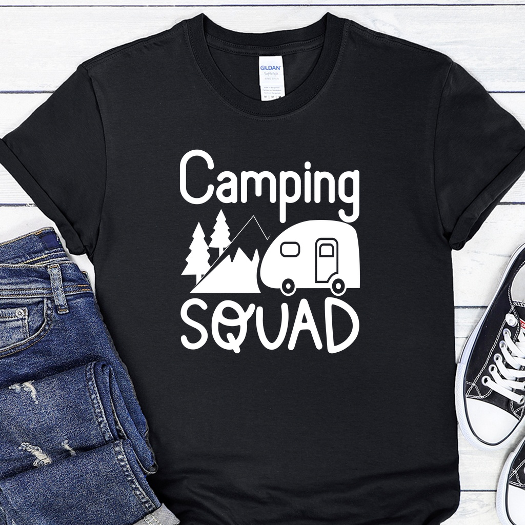 Dámské / Pánské tričko - Camping Squad Caravan