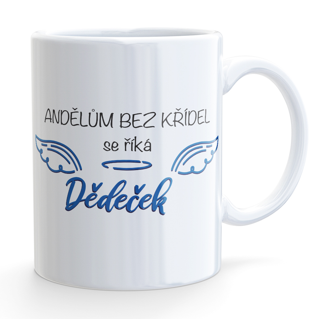 Hrneček Andělé bez křídel-dědeček Pure