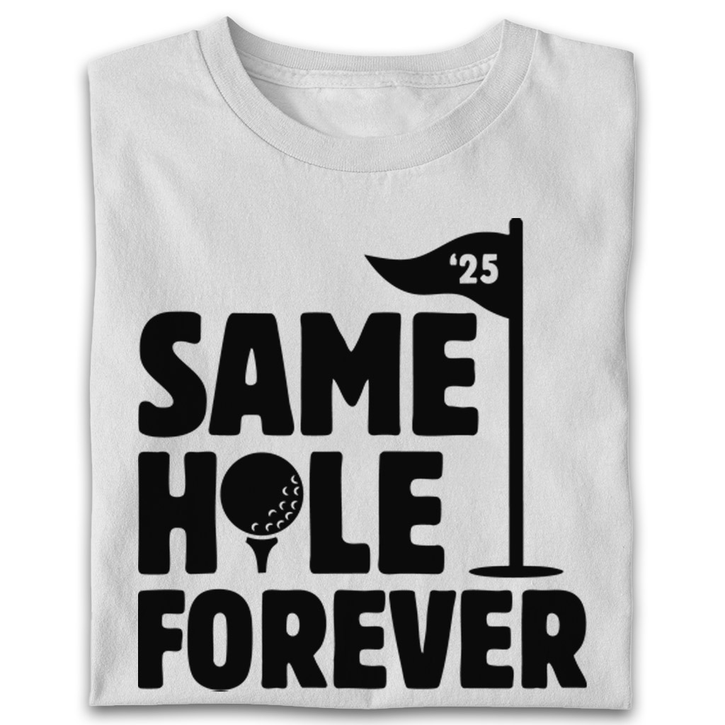 Pánské tričko rozlučka se svobodou - Same hole forever