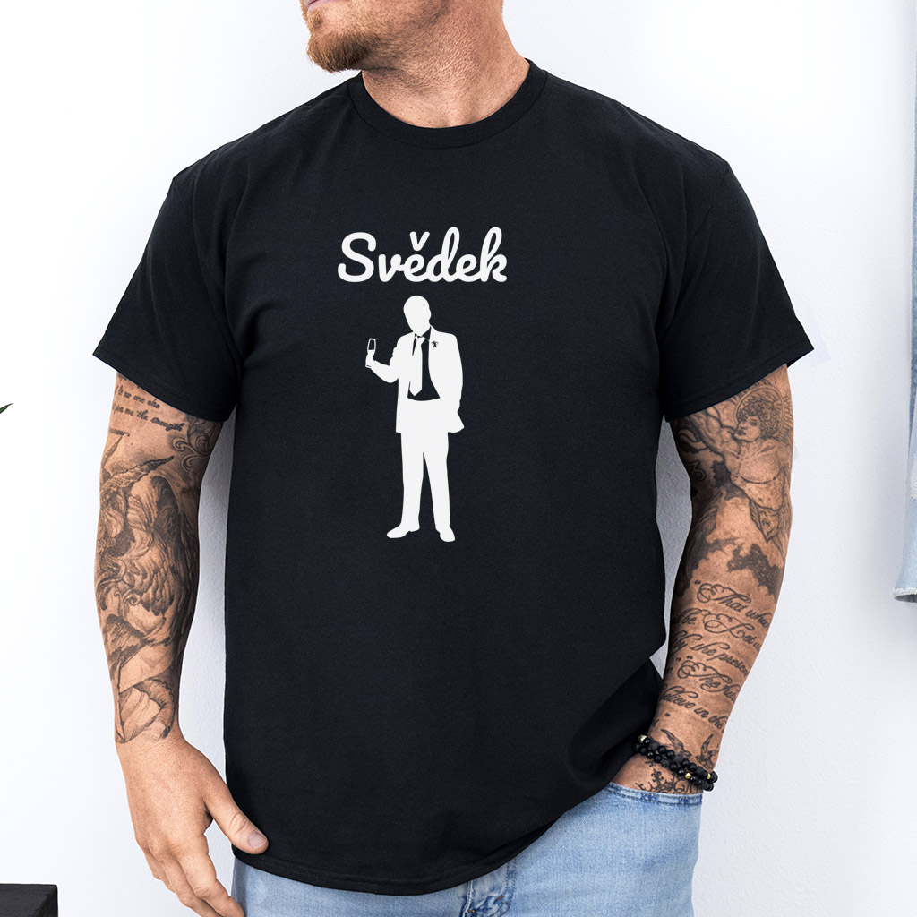 Pánské tričko rozlučka se svobodou - Svědek