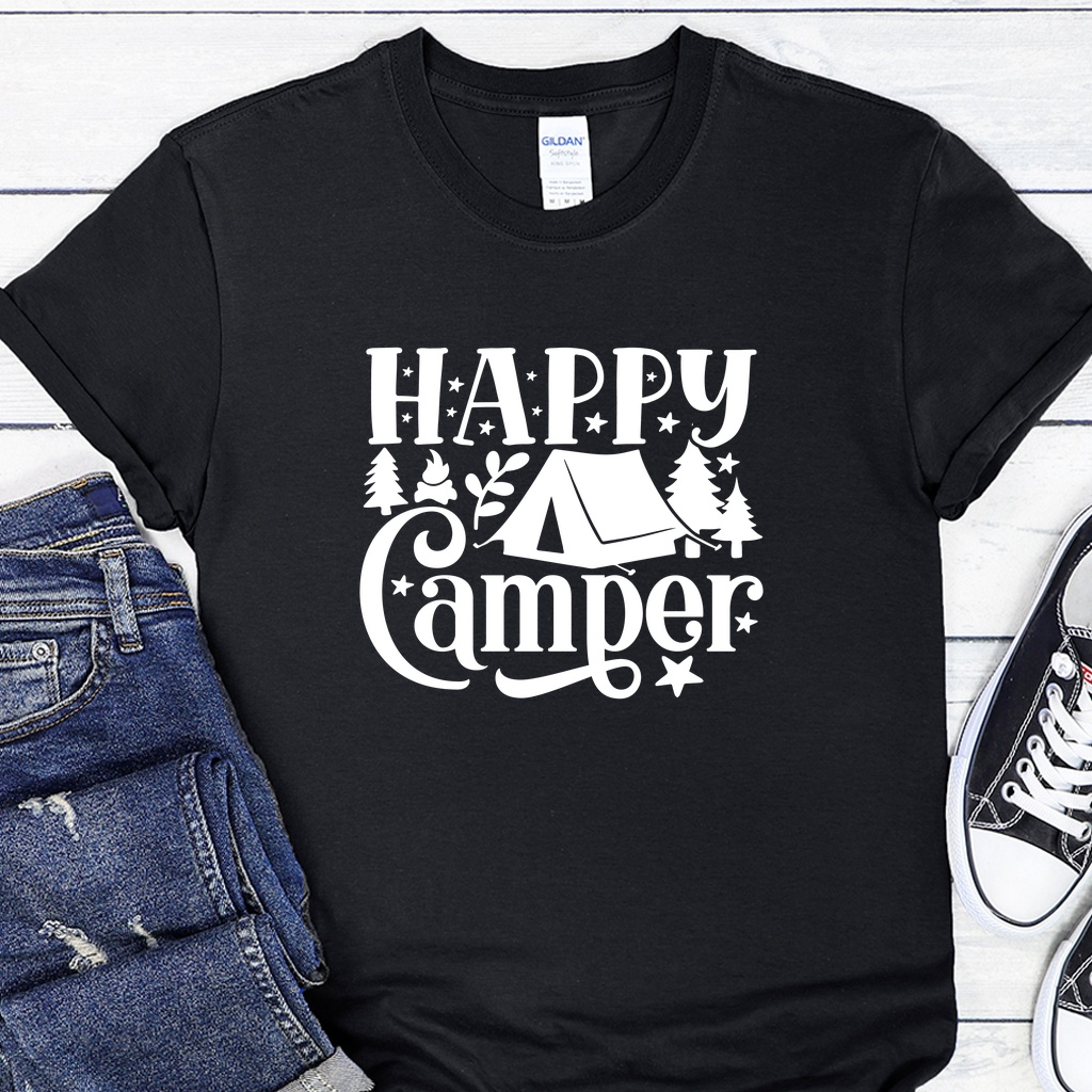 Dámské / Pánské tričko - Happy Camper