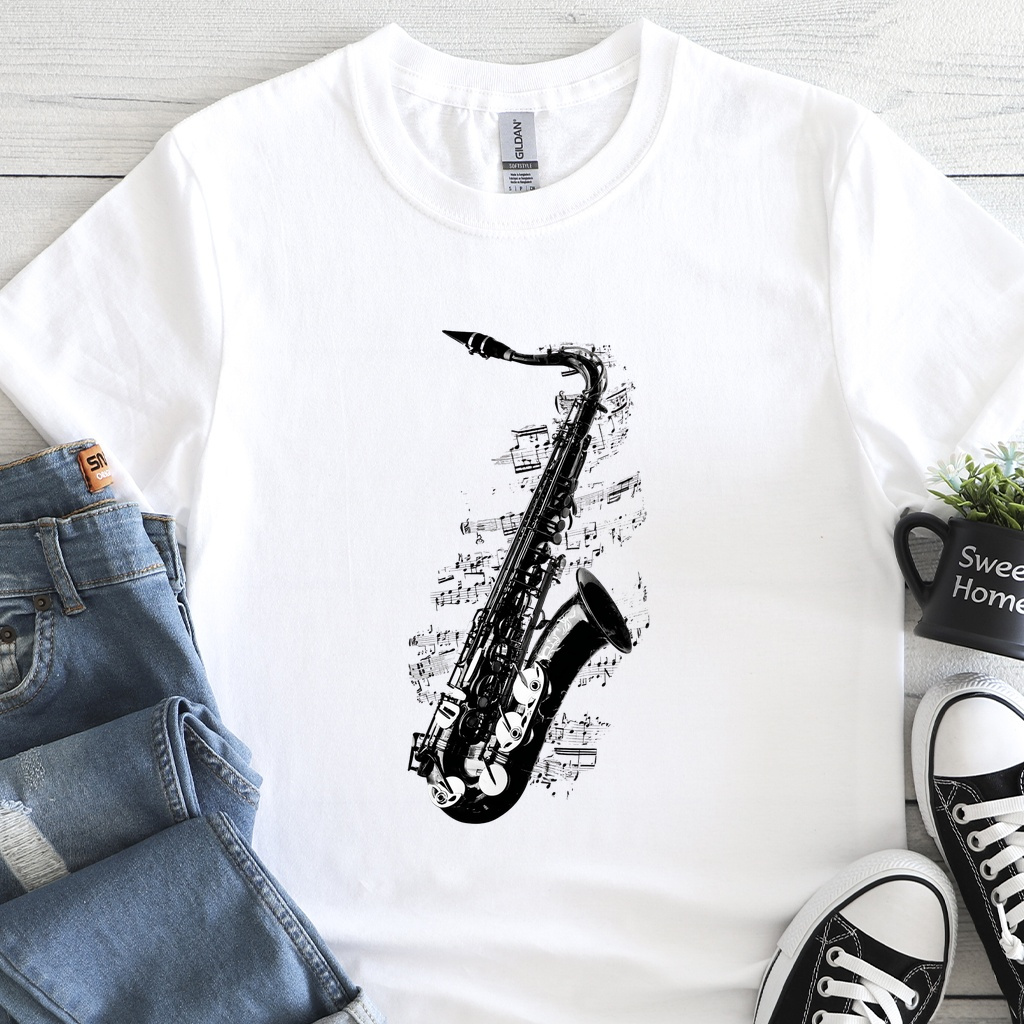 Dámské / Pánské tričko - Saxophone Vibes