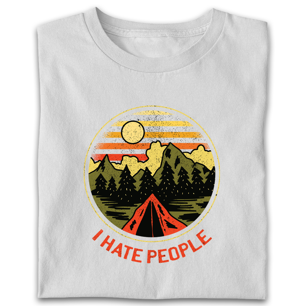 Pánské/Dámské tričko I hate people