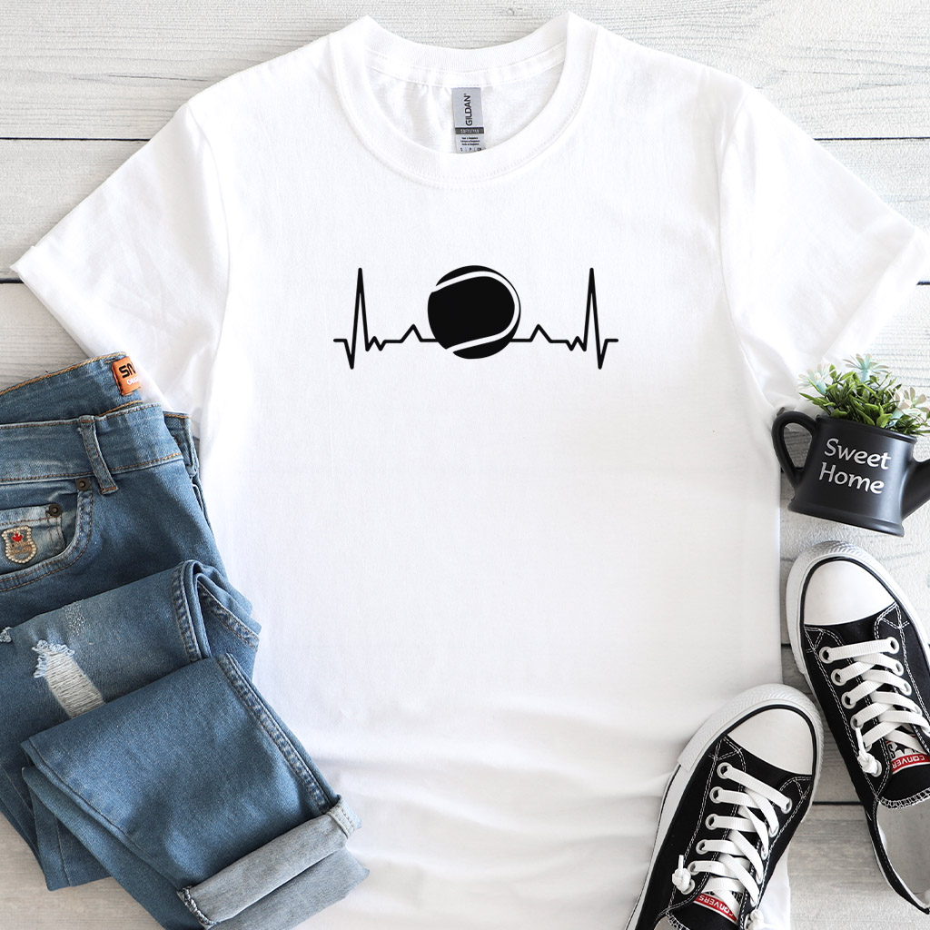 Dámské / Pánské tričko EKG křivka - Tenis