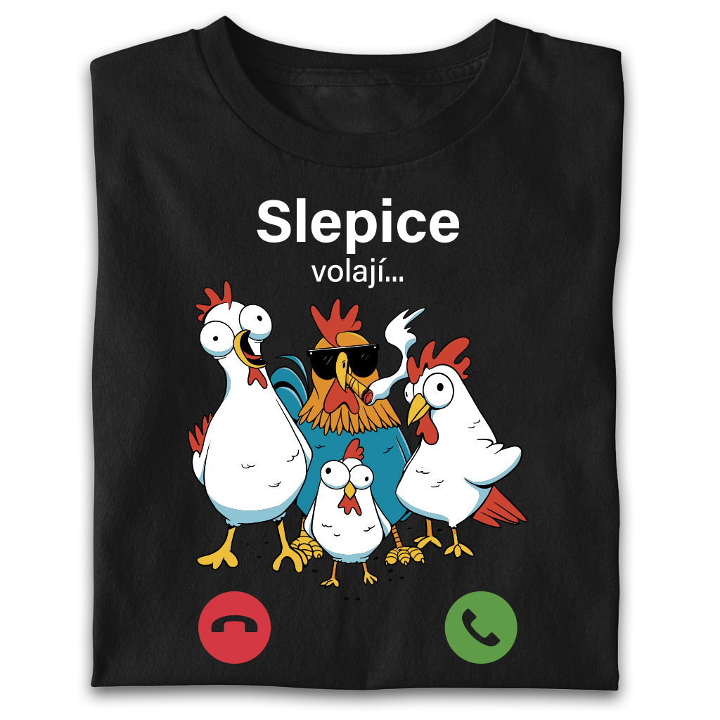 Dámské/ pánské tričko slepice volají