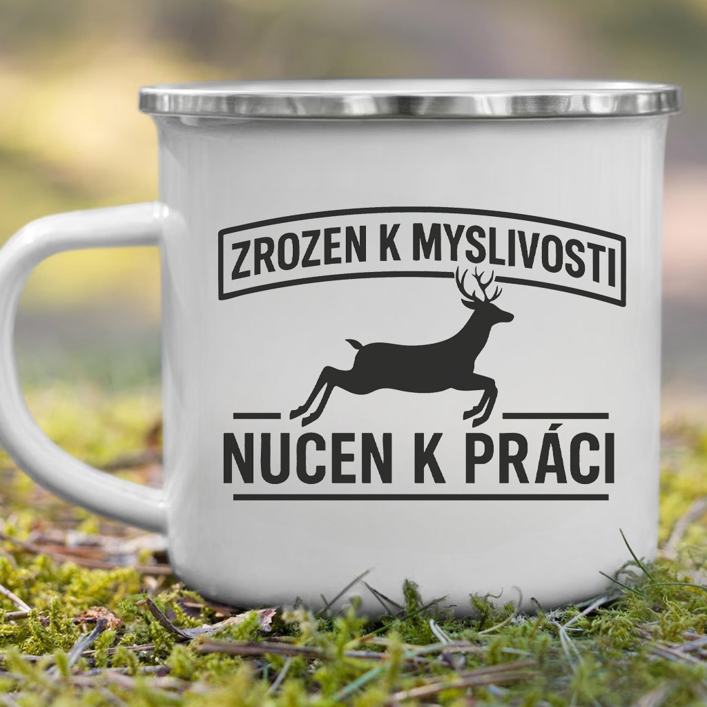 Smaltový plecháček - Zrozen k myslivosti
