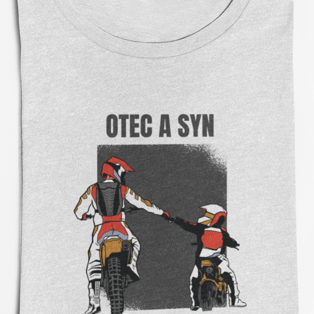 Dětské tričko Otec a syn (motorky)