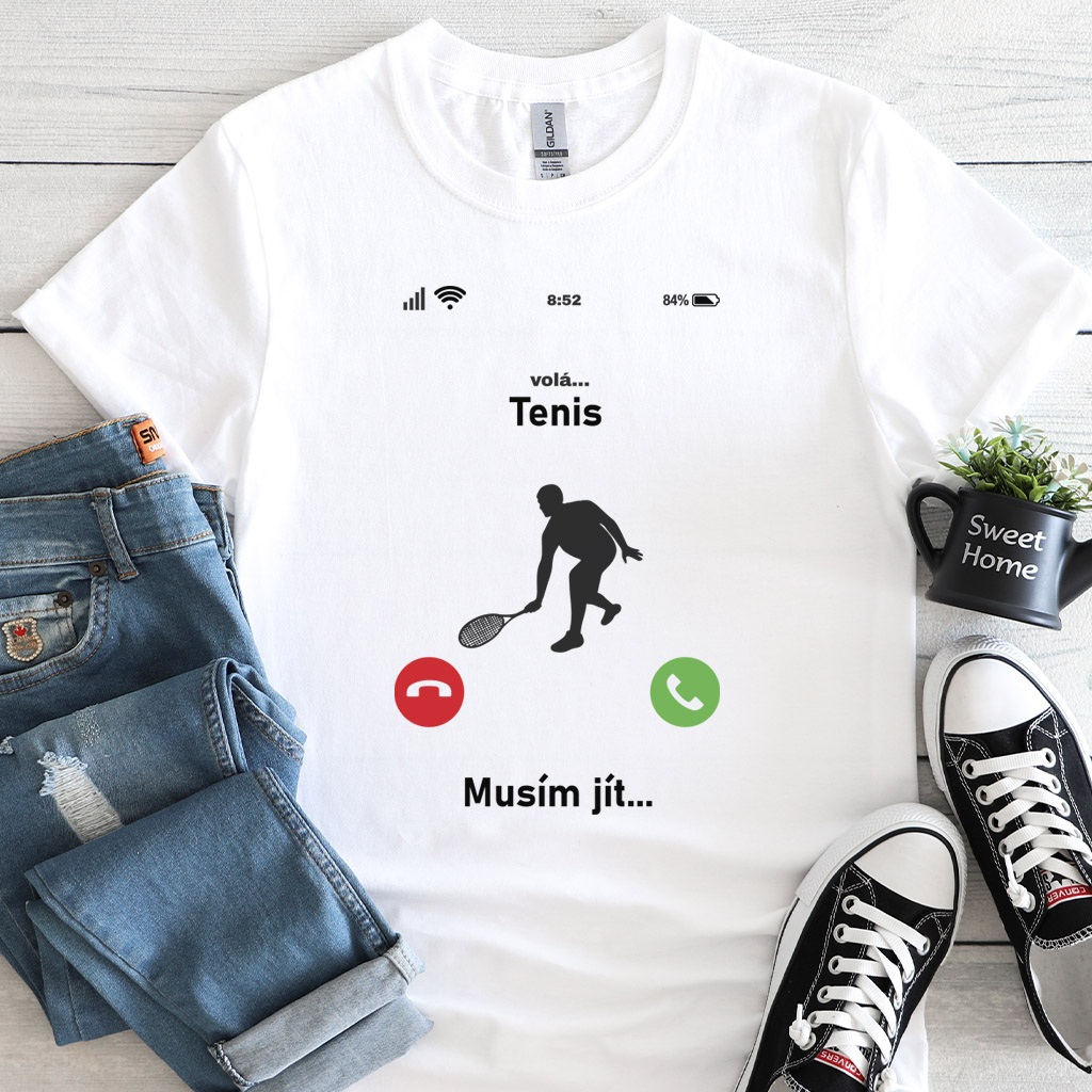 Pánské / Dámské tričko Tenis volá