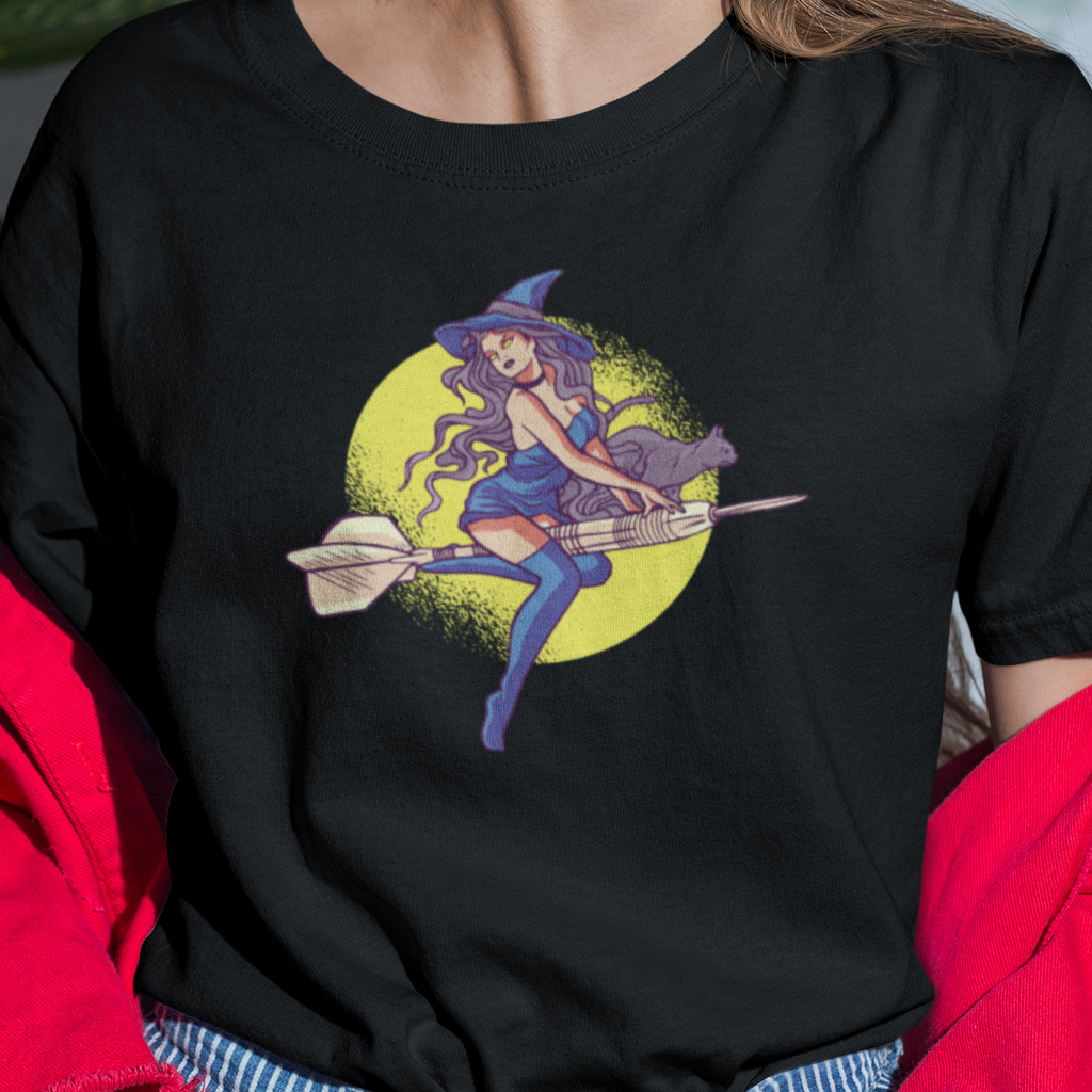 Dámské tričko Darts witch