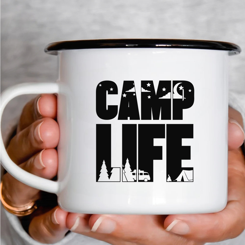 Smaltový plecháček - Camp Life