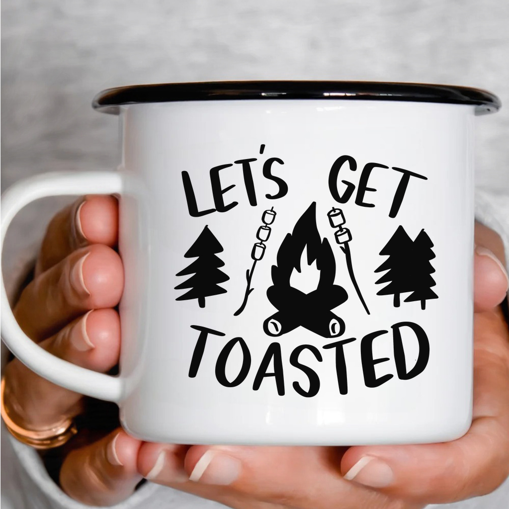 Smaltový plecháček - Let’s Get Toasted
