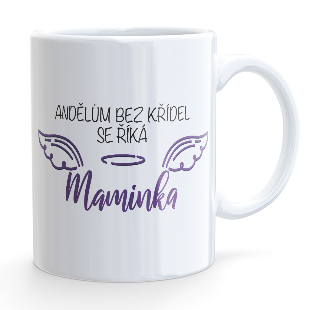 Hrneček Andělé bez křídel-maminka pure