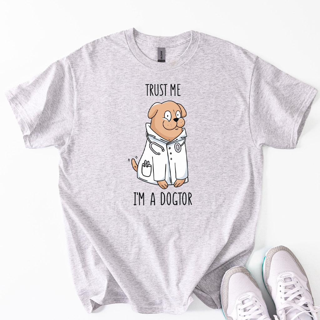 Pánské/dámské tričko Trust me I´m a dogtor