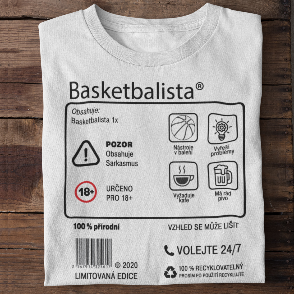 Pánské tričko Limitovaná edice - basketbalista