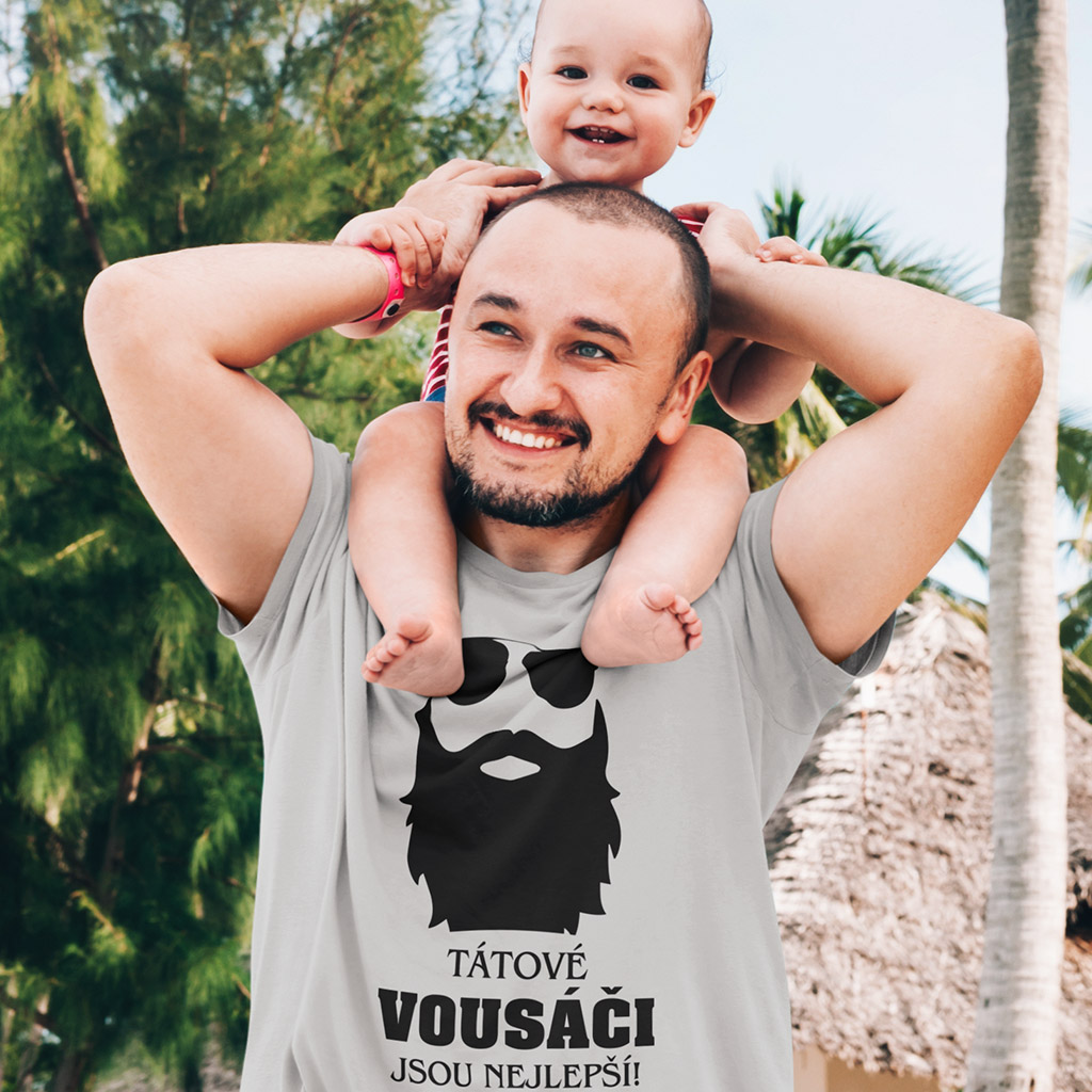 Pánské tričko - Tátové vousáči