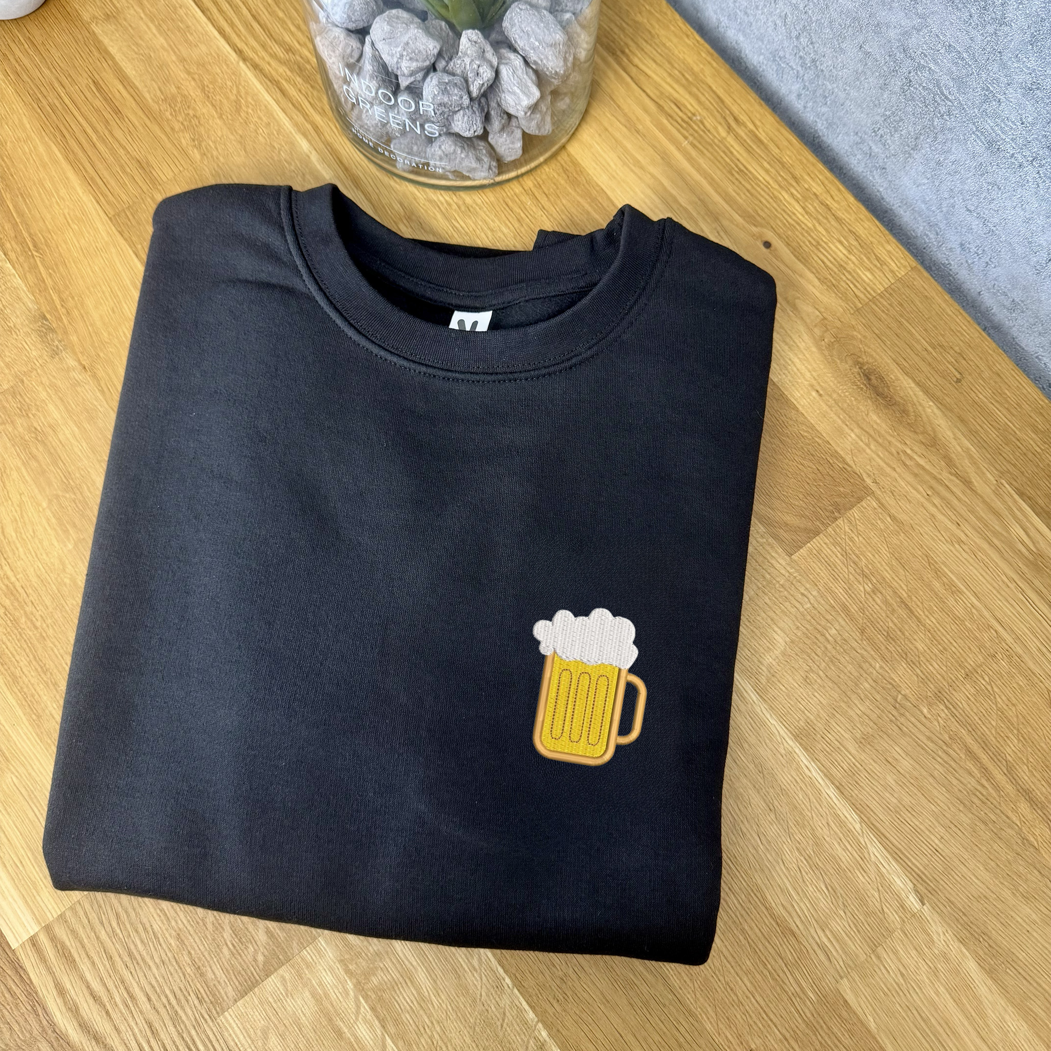Vyšívaná mikina Pivo